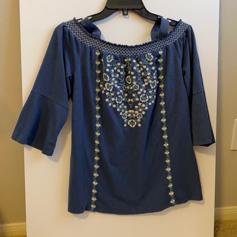 Style & Co : Off The Shoulder Blouse
